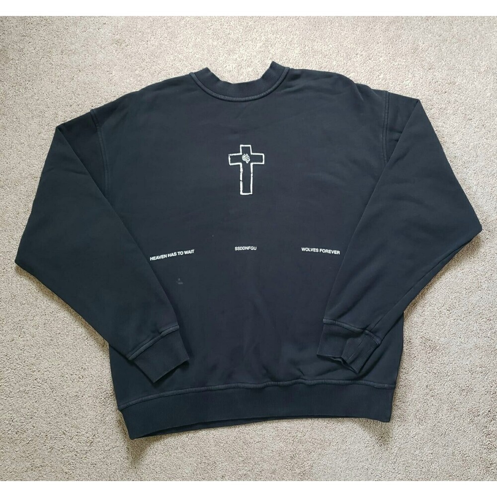 Darc Sport Wolves Forever She 392 Of 500 Crew-Neck Sweater Black Size M Unisex